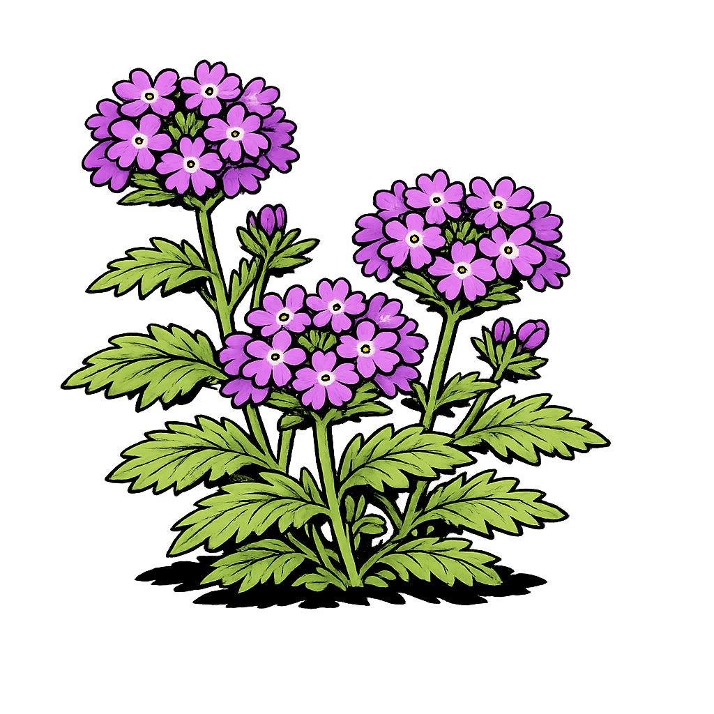 Rosemock Vervain - Glandularia canadensis