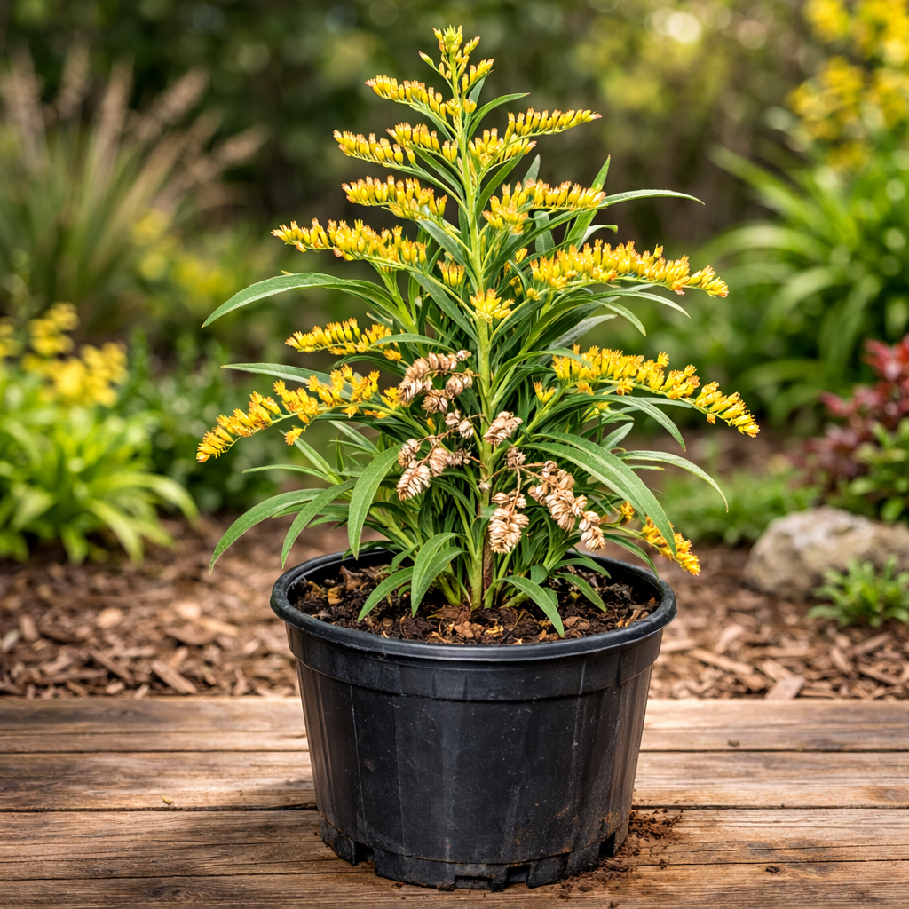 Narrowleaf goldenrod - Solidago angustifolia