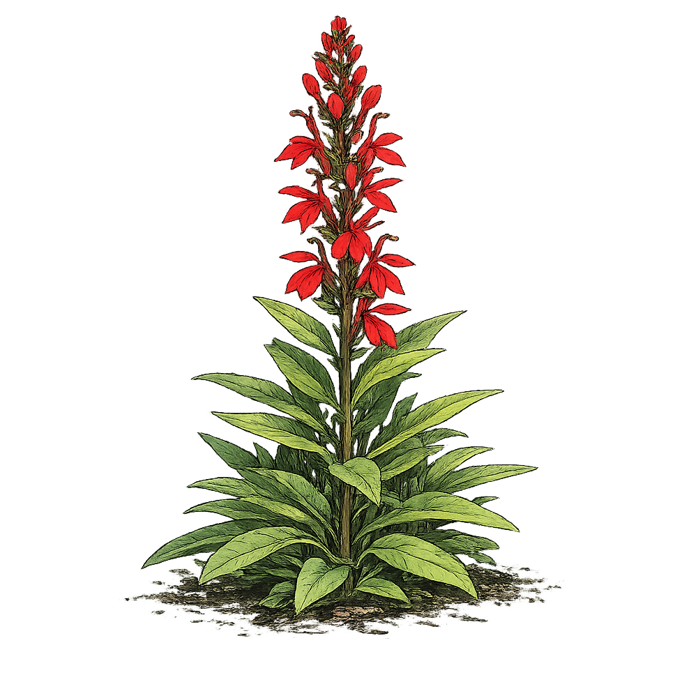 Cardinal Flower - Lobelia Cardinalis