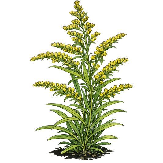Narrowleaf goldenrod - Solidago angustifolia